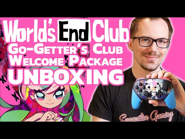 World's End Club (Nintendo Switch) Preview & Go-Getter's Club Welcome Package UNBOXING