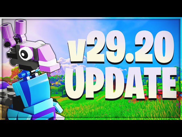 Everything You NEED To Know About Today's Update in LEGO Fortnite! (v29.20)