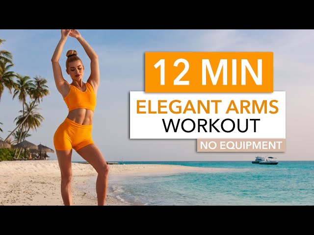 12 MIN ELEGANT ARMS WORKOUT - Chill Version, for toned arms & a straight posture I Pilates inspired