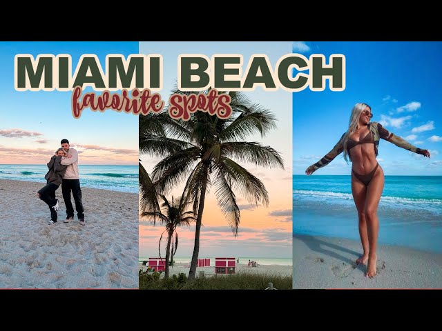 VLOGMAS DAY 22: Miami Beach for the day, all of our favorite spots