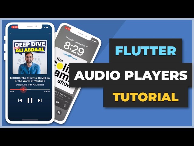 Flutter Audio Players and Background Audio (Assets, URLs, & Playlist) | Learn Flutter Fast