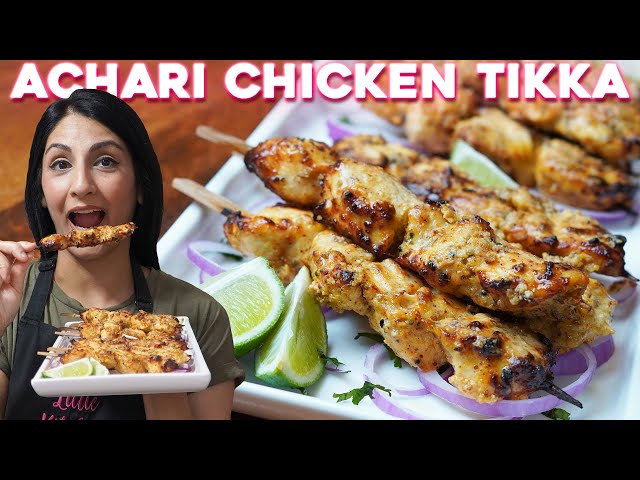 14 Minute AIR FRYER ACHARI Chicken Tikka!!!!