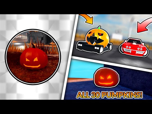 ALL 30 Pumpkin Locations + "2023 Pumpkin Hunt" Badge & 2 Halloween Cars | ROBLOX Drift Paradise