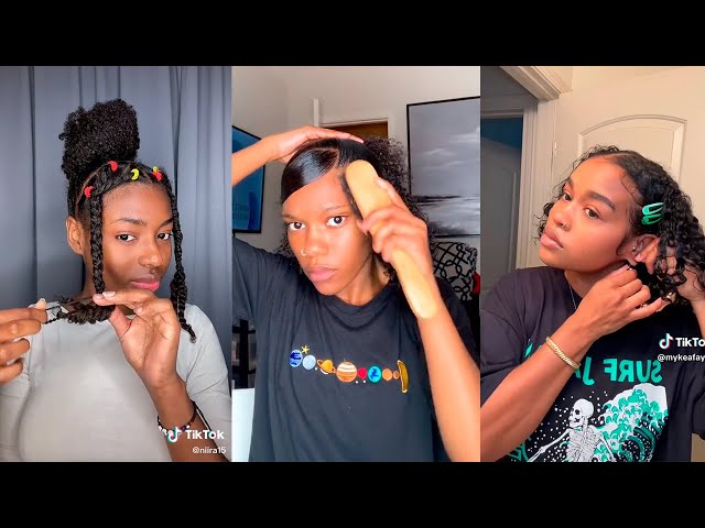 20 SIMPLE NATURAL HAIRSTYLES TUTORIALS 💞 PROTECTIVE HAIRSTYLES COMPILATION