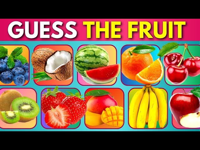 Guess The Fruit In 3 Seconds 🍍🍓🍌 60 Different Fruits