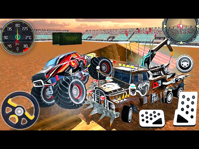 Monster Truck Demolition Derby 3D - Extreme Crash Car Racing - Android GamePlay