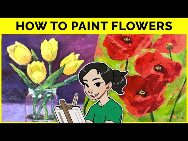 🔴 Painting a FLOWER Bouquet 💐 (Mother's Day Special)