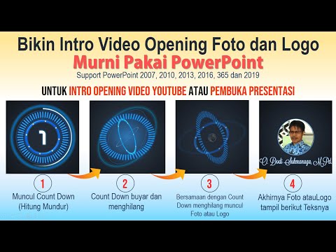 Tutorial Cara Membuat Intro Video Opening dengan PowerPoint
