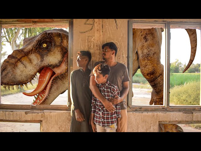 Jurassic World Camp Cretaceous Fan Made Film Part 2 | T Rex Chase | Huzi Films