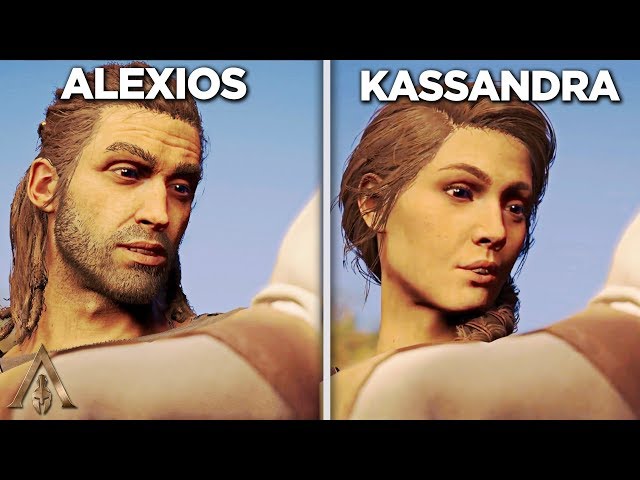 Alexios vs Kassadra's Baby (Comparison) - Assassin's Creed Odyssey
