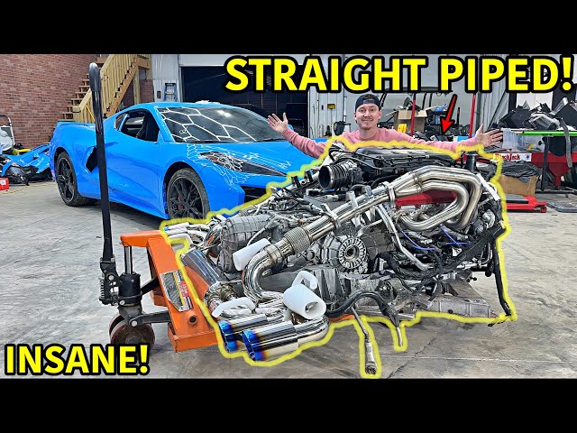 Rebuilding A Wrecked 2023 Corvette C8 Part 10!!!