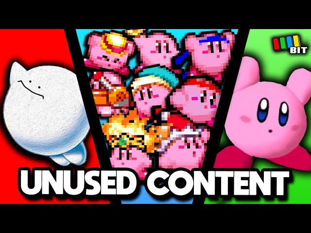 100 minutes of Kirby Unused Content | LOST BITS [TetraBitGaming]
