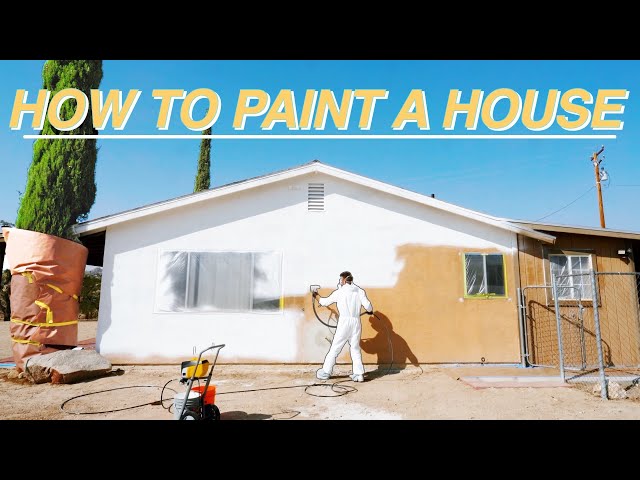 Painting My ENTIRE House WHITE!!! | Joshua Tree Cabin Renovation