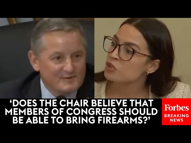 AOC Grills Chairman Bruce Westerman On Whether Members Can Bring Firearms Into Committee