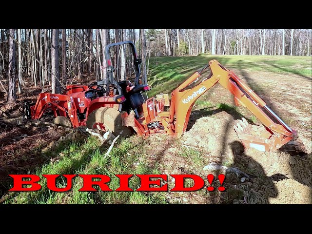 I Buried the New Tractor!! Will Letsdig18 Have to Get Me Out??