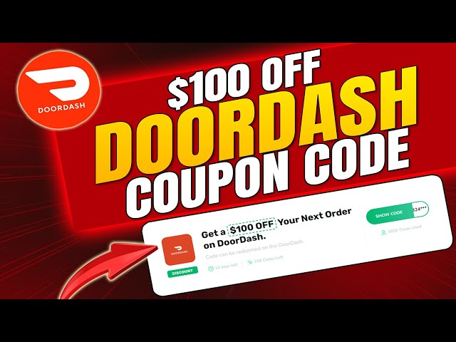 Doordash Coupon Codes - I Got $100 OFF Doordash Coupon Codes for Free! (2024)