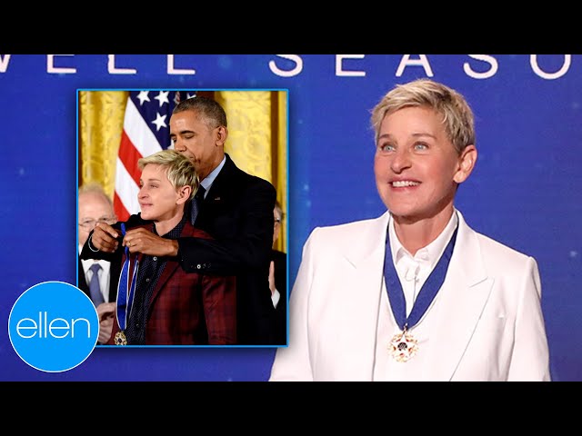 Ellen Almost Gave Her Writer the Medal of Freedom by Accident