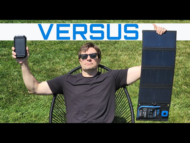 Solar Power Banks VS 28 Watt Solar Power Chargers
