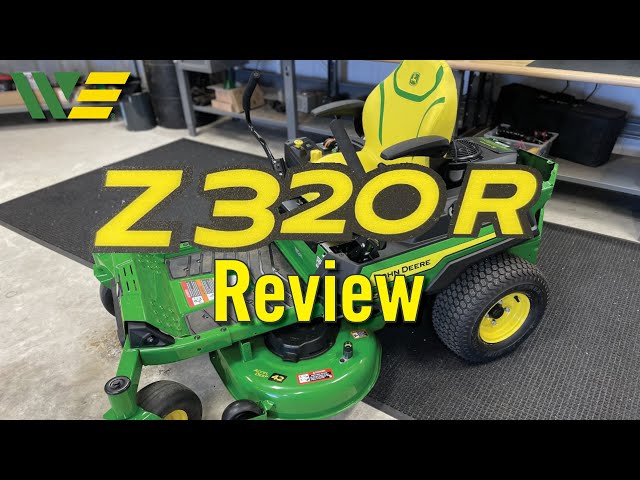BRAND NEW to 2023! John Deere Z320R Zero Turn Mower Review