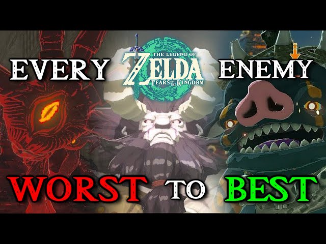 EVERY Enemy in Zelda Tears of the Kingdom Ranked from Worst to Best