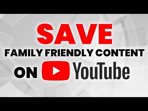 HELP SAVE Family-Friendly Content on YouTube