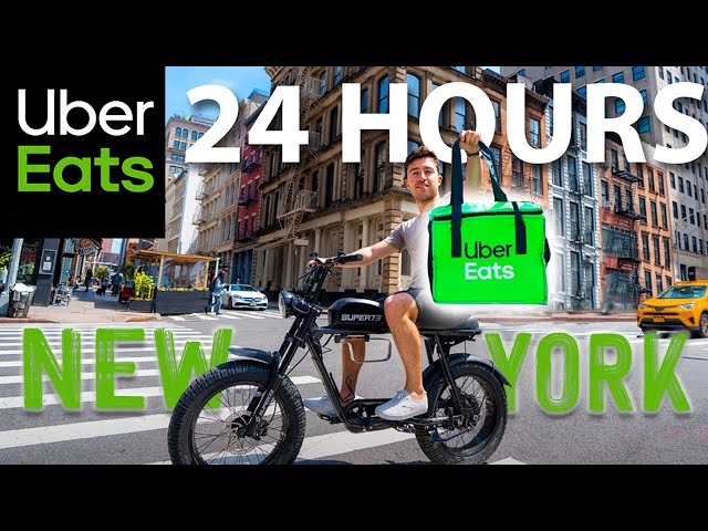 I Worked for Uber Eats in NYC for 24 Hours & Made $$$