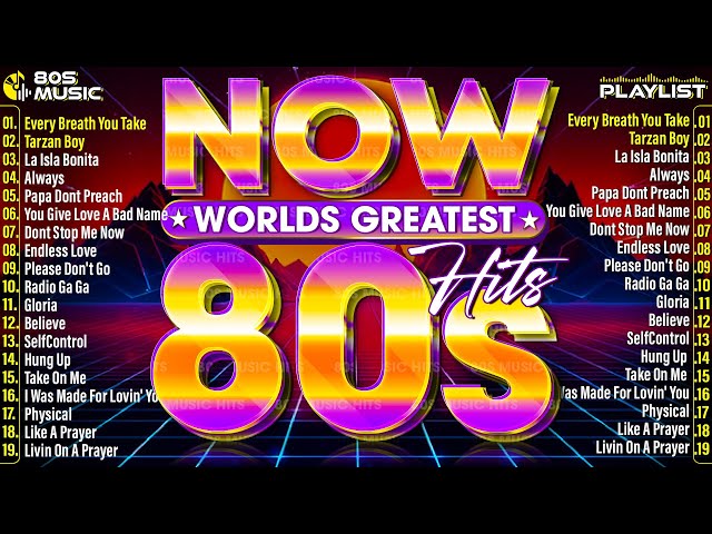 Nonstop 80s Greatest Hits - Greatest 80s Music Hits 44 - Best Oldies Songs Of 1980s