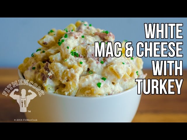 Hi-Protein Mac & Cheese Comfort Food Recipe / Macarrones y Queso con Pavo