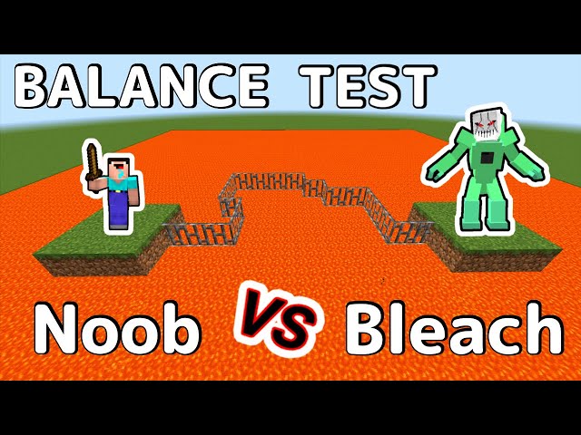 Minecraft Balance Test Bleach Mobs Vs. Noob