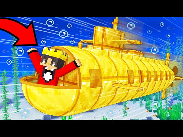 How to Build A Working SUBMARINE HOUSE in Minecraft