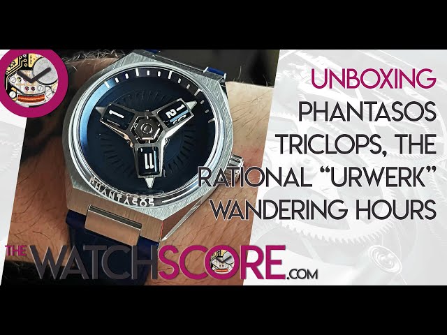 Phantasos Triclops, the rational wandering hands "Urwerk" homage - Unboxing and hands-on