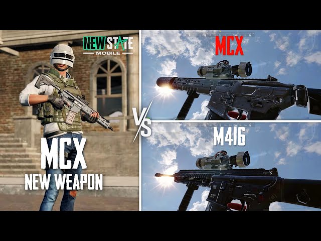 MCX VS M416 | NEW STATE MOBILE | #Shorts