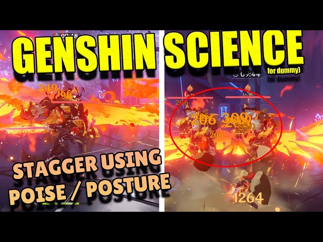 Genshin Science! Stagger using the HIDDEN POSTURE(Poise) System