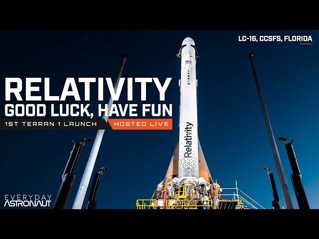 [SCRUBBED] Watch The 1st 3D Printed Orbital Rocket Launch Attempt! #Relativity  // #GLHF
