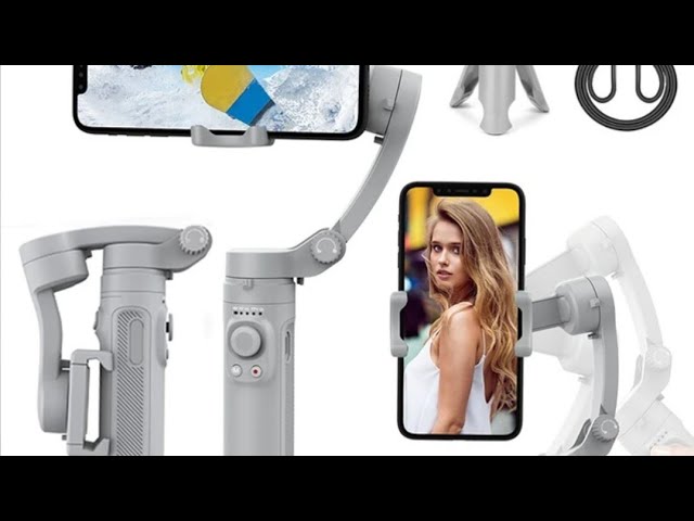 Handheld Gimbal Stabilizer Selfie Tripod for🔥 Smartphone 3-Axis Anti  Xiaomi iPhone