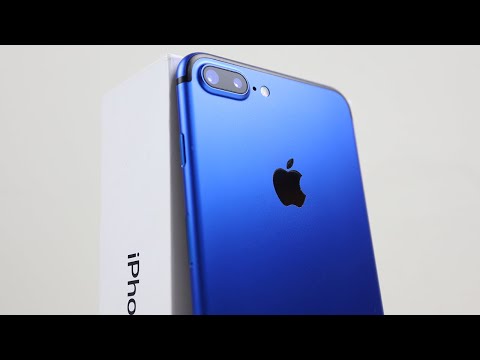 Unique Blue iPhone 7 Plus Built From A Broken iPhone