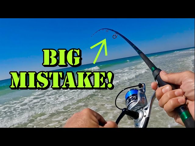 BIG MISTAKE while POMPANO FISHING Pensacola Beach!
