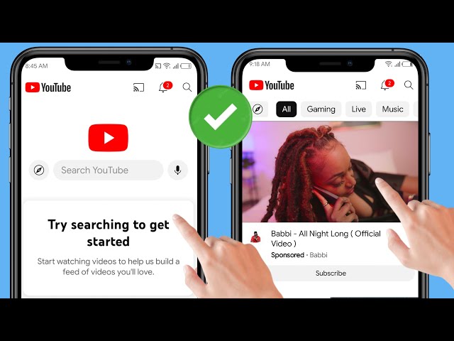 Fix try searching to get started YouTube problem | YouTube homepage videos Not showing