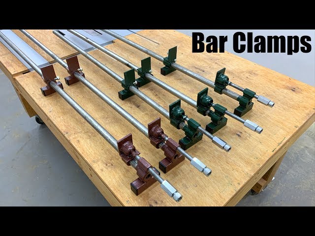 Homemade Long Bar Clamps WOODWORKING