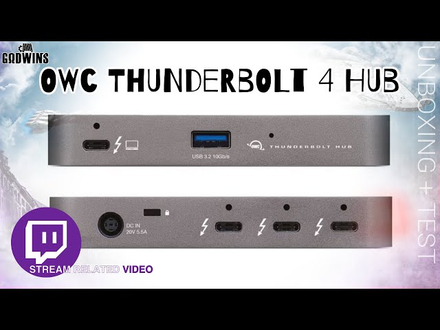 OWC Thunderbolt 4 hub