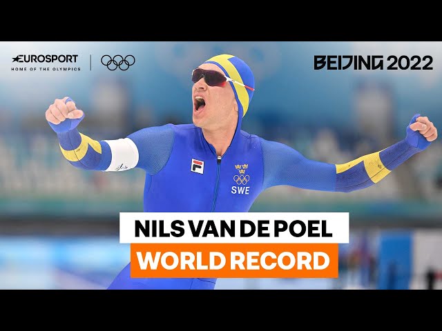 New World Record As Nils Van De Poel Smashes His Way To Speed Skating Gold. | 2022 Winter Olympics