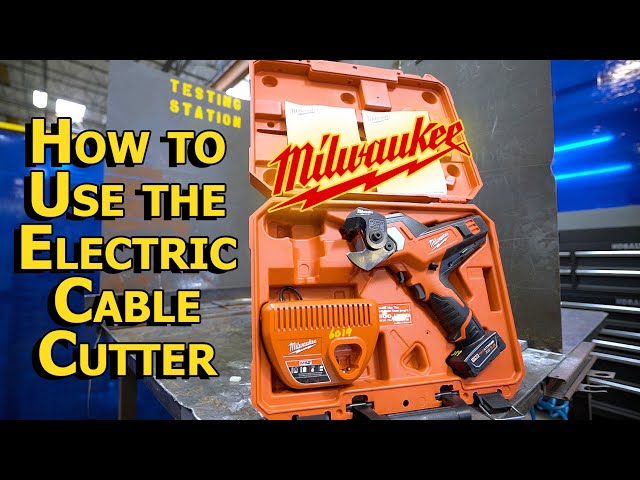 How to Use the Milwaukee M12 Electric Cable Cutter YouTube Edit