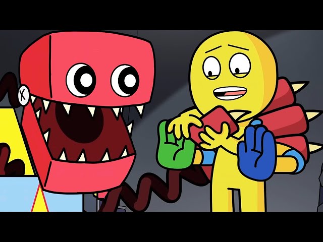BOXY BOO SAD ORIGIN STORY... Project Playtime Cartoon Animation (Gavin's Reaction)