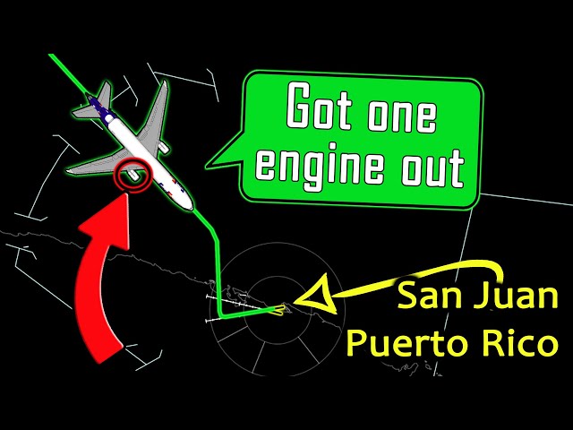 FedEx MD-11 has ENGINE FAILURE approaching San Juan, PR