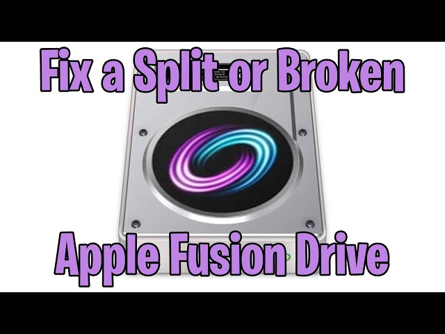 Fix a Split Fusion Drive on Mac OS X - How-to for High Sierra and ALSO for Mojave and later
