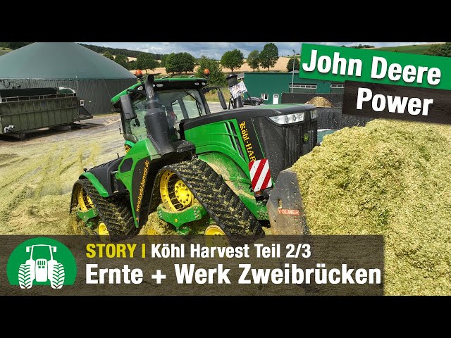 Köhl Harvest Teil 2/3 | John Deere Feldhäcksler | Exklusiver Besuch Werk Zweibrücken | Lohnbetrieb