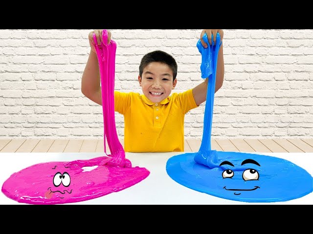 Eric's Slime Experiment! Learning To Help Friends Jannie & Dax