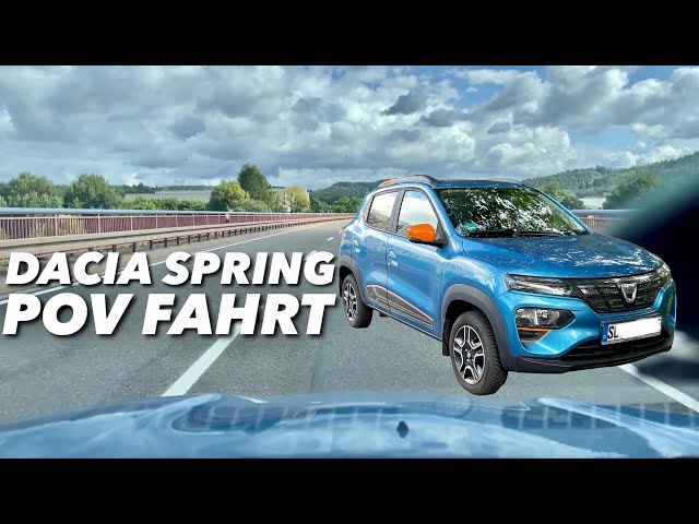 Dacia Spring - Autobahn, Landstraße, Stadt, POV Dashcam Original Sounds