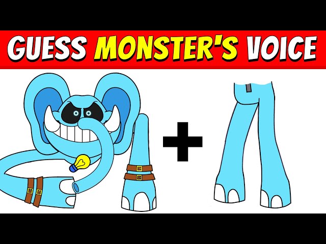 😱🐘Guess The MONSTER (Smiling Critters) By EMOJI And VOICE | Poppy Playtime Chapter 3 Character