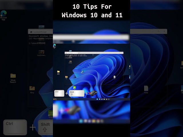 10 Tips For Windows 10 and 11 #Shorts